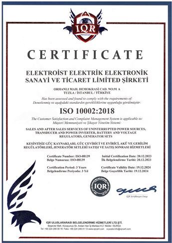 ISO 10002:2018
