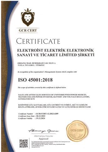 ISO 45001:2018